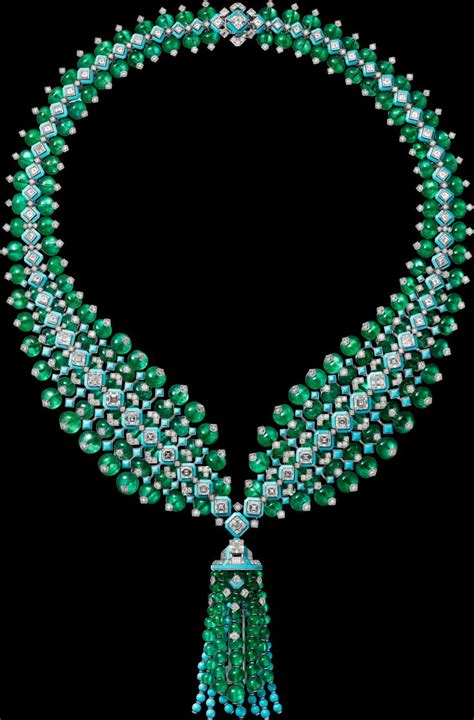 cartier emerald|cartier synesthesie necklace.